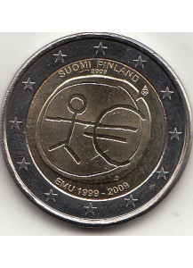 2009 - 2 Euro FINLANDIA Unione Economica e Monetaria Fdc 